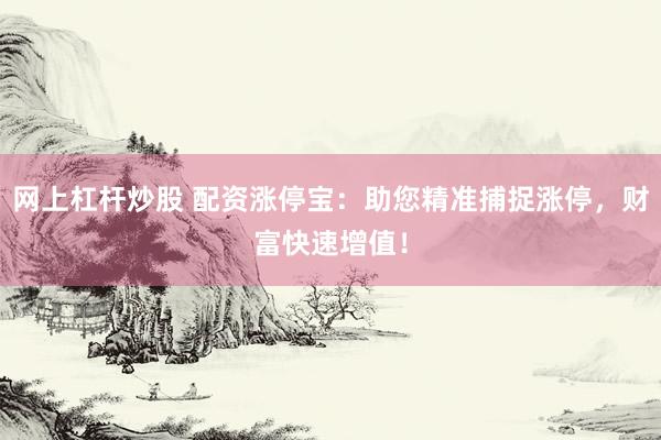 网上杠杆炒股 配资涨停宝：助您精准捕捉涨停，财富快速增值！